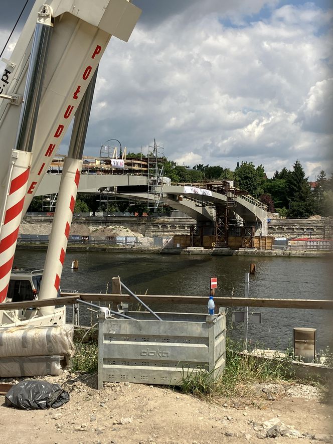 Budowa kładki Kazimierz – Ludwinów w Krakowie