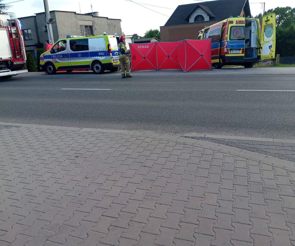 Wypadek na ul. Jastrzębskiej w Wodzisławiu Śląskim