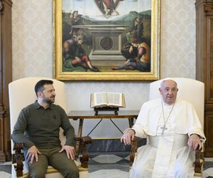 Zełenski pojechał do papieża Franciszka. Dał mu wstrząsający prezent