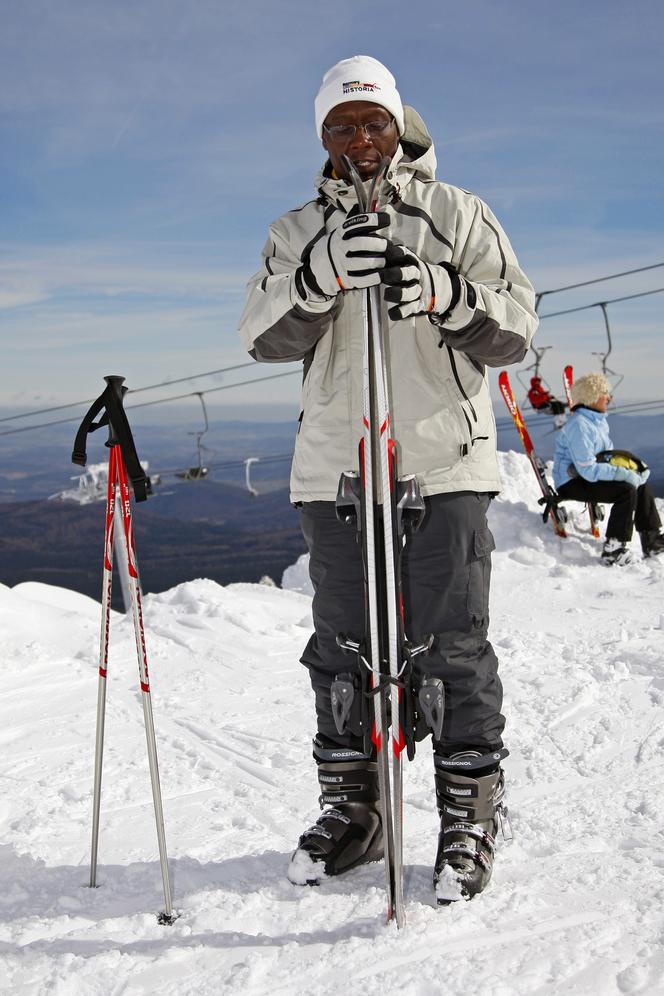 Brian Scott w narciarskim stroju - 2008 rok