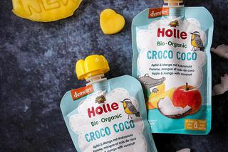 BIO nowość Holle – CROCO COCO – mus owocowy z kokosem dla dzieci od 8. miesiąca życia