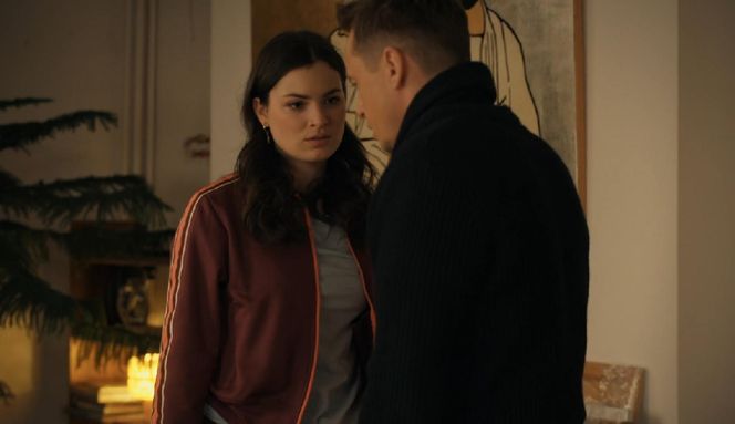 Barwy szczęścia, odcinek 3202. Błażej (Piotr Ligienza), Weronika (Maria Świłpa)