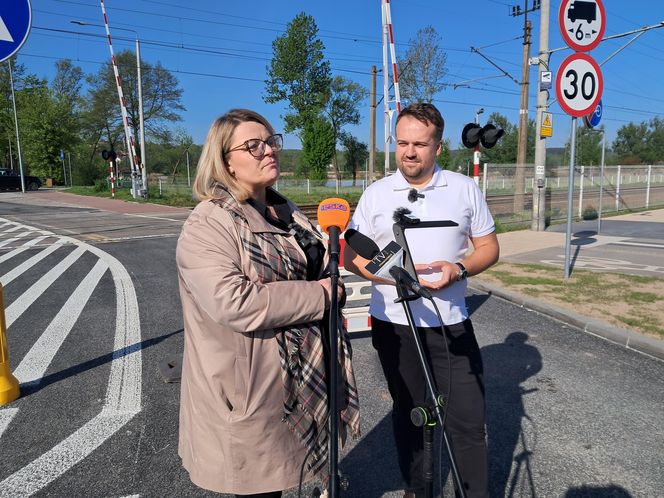 Przejazd kolejowy Starachowice Zachodnie otwarty
