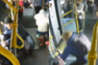 Przerażające nagranie z warszawskiego autobusu
