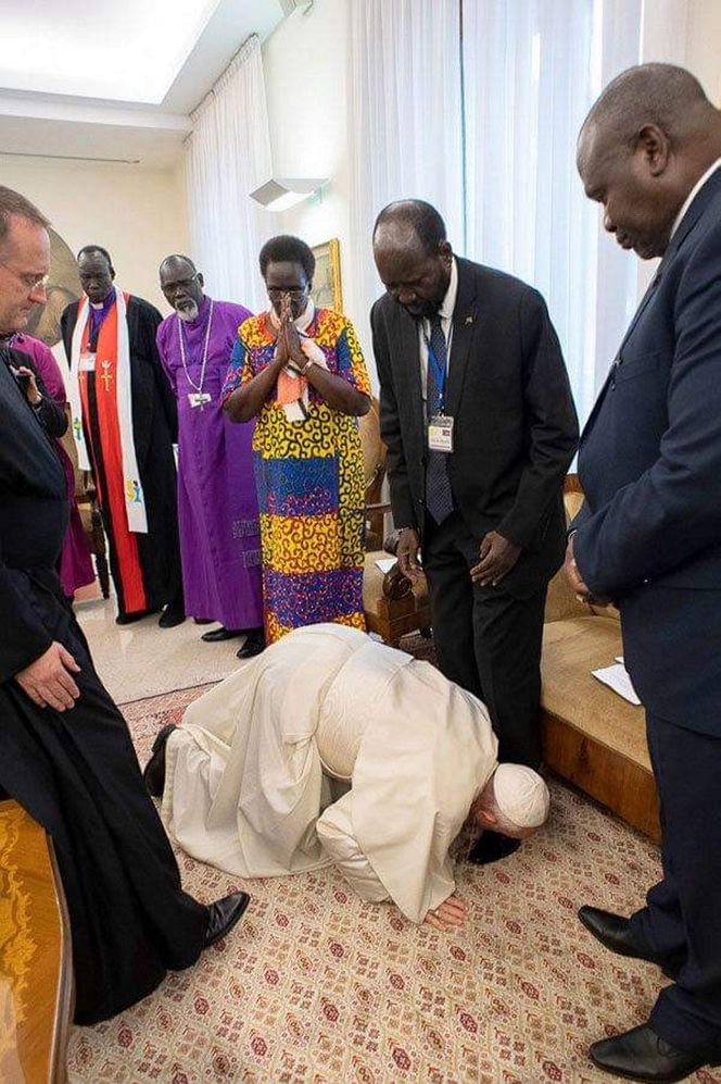 Światowi przywódcy u boku papieża Franciszka