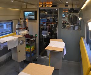 Przedział gastronomiczny w Pendolino