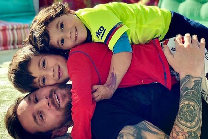 Leo Messi i dzieci