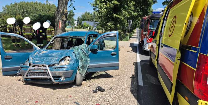 Wypadek w Woli Suchożebrskiej