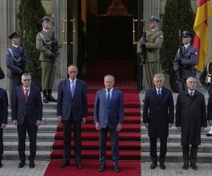Premier Donald Tusk oraz kanclerz Niemiec Friedrich Merz 