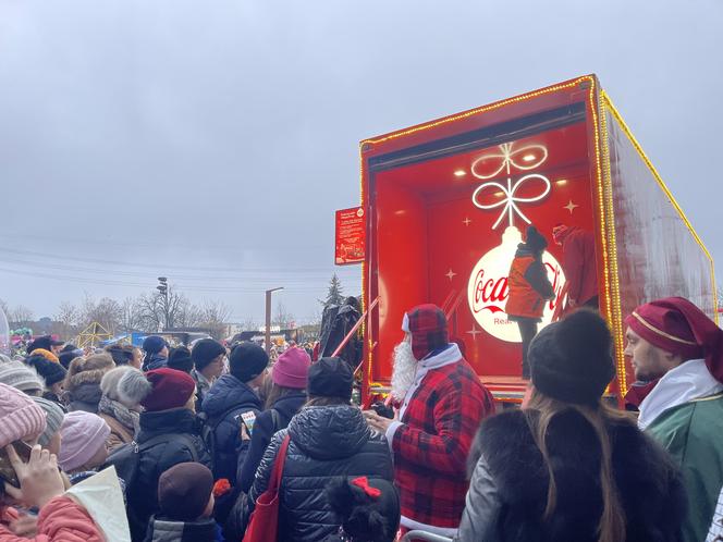 Tłumy w Galerii Kazimierz. Świąteczna ciężarówka Coca-Coli zawitała do Krakowa