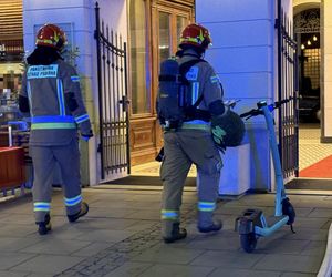 Pożar restauracji na placu Bankowym