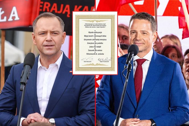 Apel "Super Expressu" przyniósł efekty! Nawrocki i Trzaskowski podpisali Pakt dla Seniorów