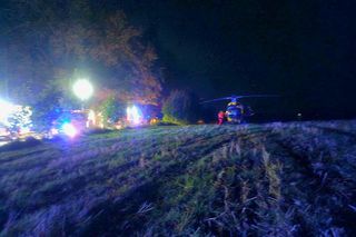 Dramat w Łebieńskiej Hucie. Kierowca potrącił 4 nastolatków. Znamy stan jednego z poszkodowanych