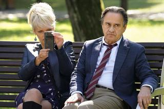 Barwy szczęścia odc. 2006. Jerzy (Bronisław Wrocławski), Małgorzata (Adrianna Biedrzyńska)