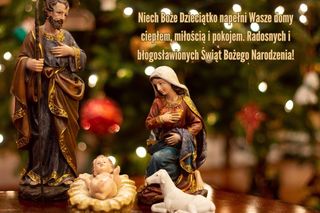 Religijne kartki z życzeniami na Boże Narodzenie