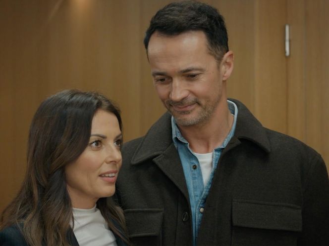 Barwy szczęścia, odcinek 3200: Kasia (Katarzyna Glinka), Mariusz (Rafał Cieszyński) 