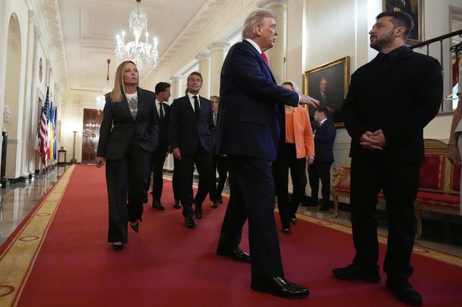 Rozmowy Trumpa z Zełenskim i liderami europejskimi w Białym Domu