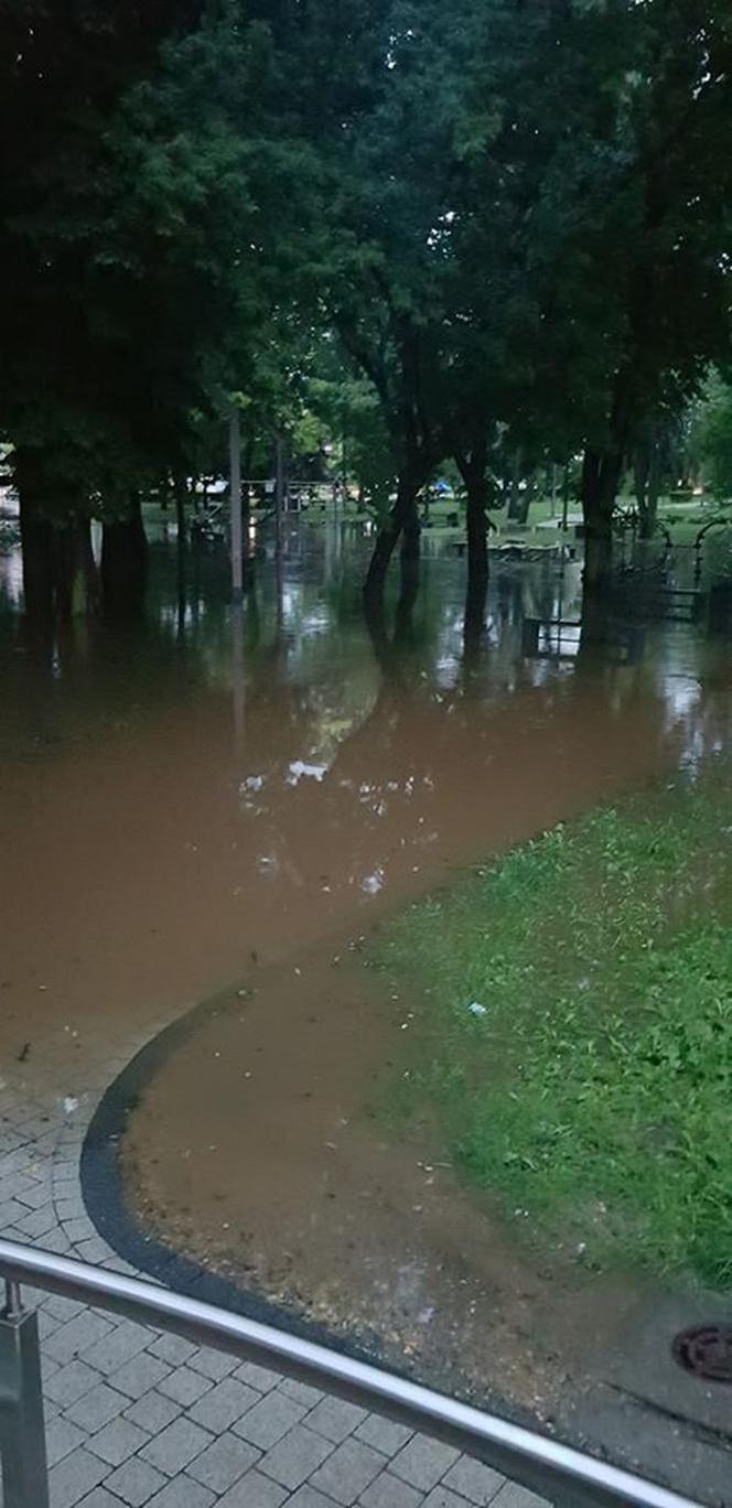 Krajobraz po burzach i ulewach na Śląsku i w Zagłębiu. Zalało ulice Czeladzi, Bytomia, Rudy Śląskiej [ZDJĘCIA,WIDEO]