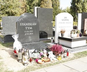 Tak wygląda grób Stanisława Tyma