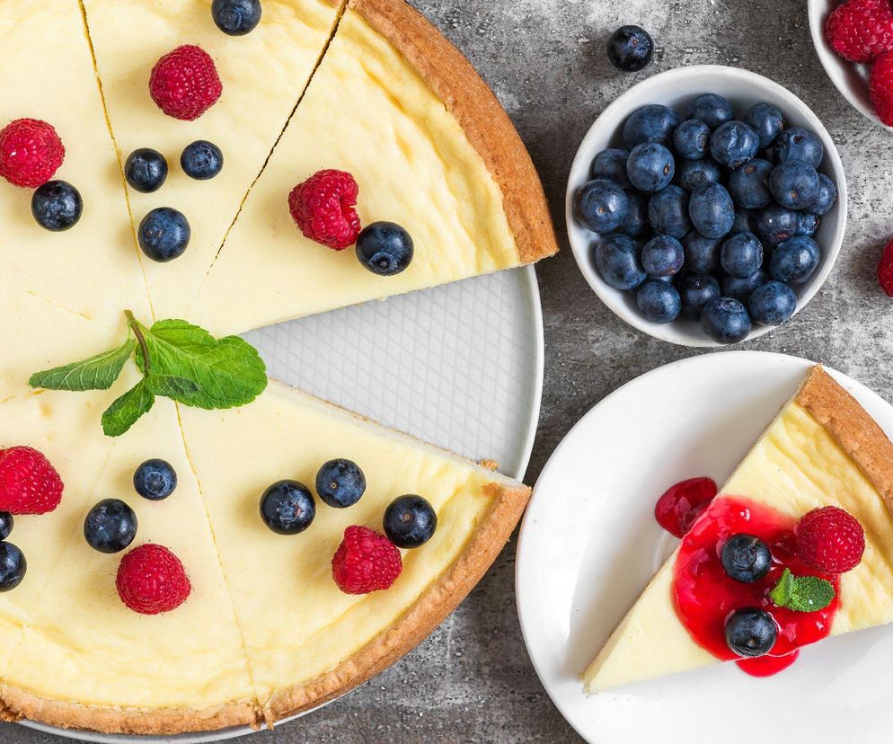 sernik na dużą blachę