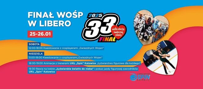 WOŚP w Libero Katowice - weekend 25-26 stycznia