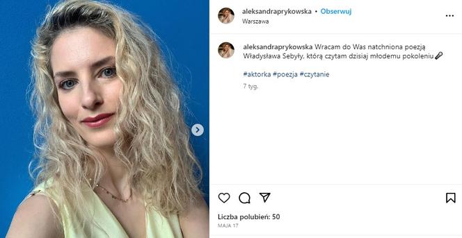 Trzy lata temu pies pogryzł jej twarz znanej aktorki. Jak teraz wygląda Aleksandra Prykowska?