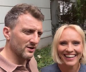 M jak miłość na planie. Bartek (Arkadiusz Smoleński), Dorota (Iwona Rejzner)