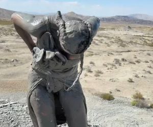 Maja Rutkowski zażywa błotnego SPA