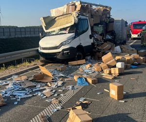 Wypadek ciężarówki z bydłem ujawnił przemyt papierosów