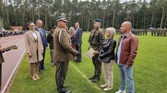 Przysięga wojskowa w Złocieńcu