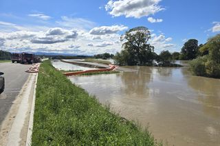 Plac budowy drogi ekspresowej S1 Oświęcim - Dankowice