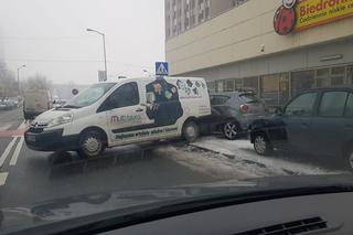 Komedia drogowa w Katowicach