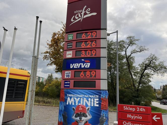 Ceny paliw w Kielcach i Świętokrzyskiem 26 października 2023 roku.
