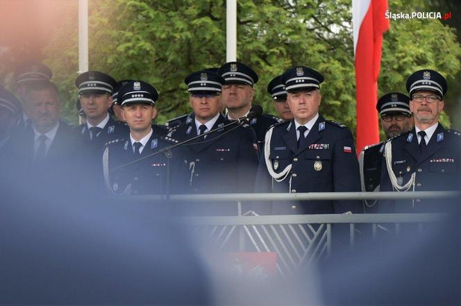 Uroczyste ślubowanie 69 nowych policjantów  w Oddziale Prewencji Policji w Katowicach