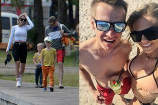 Marcin Mroczek zabrał rodzinę nad morze. Jego żona zachwyciła na plaży! Mamy zdjęcia
