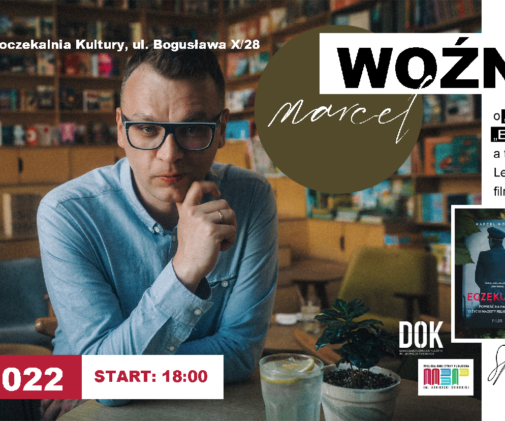 Marcel Woźniak spotka się z czytelnikami w Darłowie