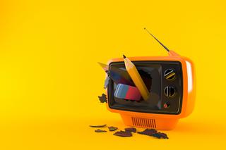 Telewizja edukacyjna w czasie epidemii - uwaga na wpadki prowadzących