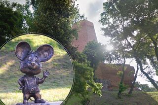 Teraz nie tylko Bydgoszcz ma swoje myszki. Pierwsza figurka uśmiechniętego gryzonia stanęła pod Mysią Wieżą w Kruszwicy