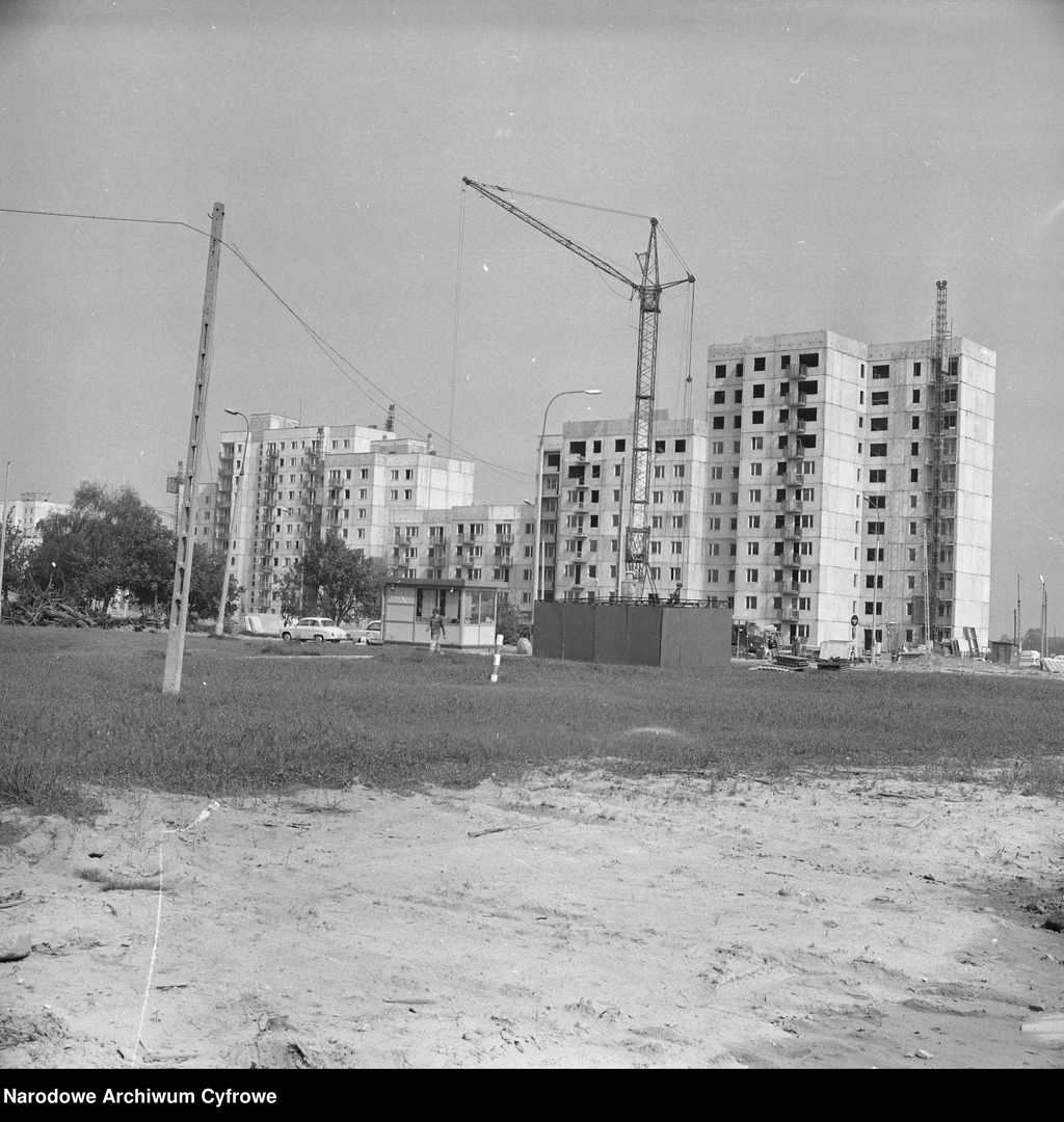 Budowa Ursynowa w 1977 roku