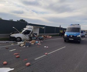 Wypadek na S5 w Lisim Ogonie