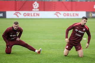 Trening polskich piłkarzy przed meczem z Nową Zelandią i Litwą