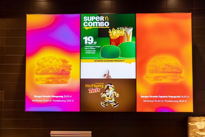 Taki widok na premierze Burgera Drwala w McDonalds. Wielkie zaskoczenie.