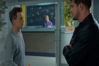 M jak miłość, odc. 1685. Jakub Karski (Krzysztof Kwiatkowski), Marcin (Mikołaj Roznerski)