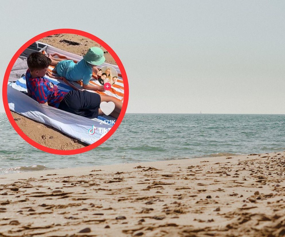 Plaża tak, piasek nie? Ten prosty trik z TikToka uratuje twój spokój nad morzem