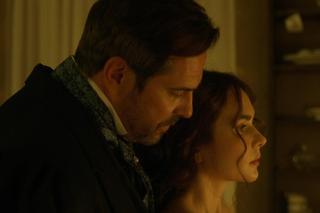 Kawa z kardamonem odc. 2. hrabia Adam Rodziński (Paweł Deląg), Anna (Olena Ławreniuk)