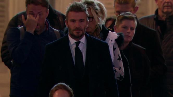 David Beckham stał kilkanaście godzin, by pożegnać królową