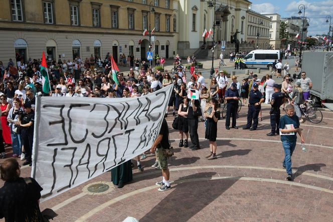 Marsz dla Palestyny przeszedł w niedzielę, 17 sierpnia ulicami Warszawy