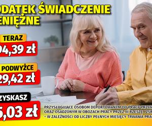 Dodatki emeryckie waloryzacja 11,9 proc.