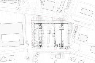 Centrum przesiadkowe w Rybniku według eM4.Pracowni Architektury.Brataniec