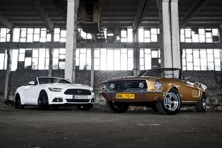 Spotkanie z amerykańską legendą: Ford Mustang Convertible 1968 & Ford Mustang Convertible 2015
